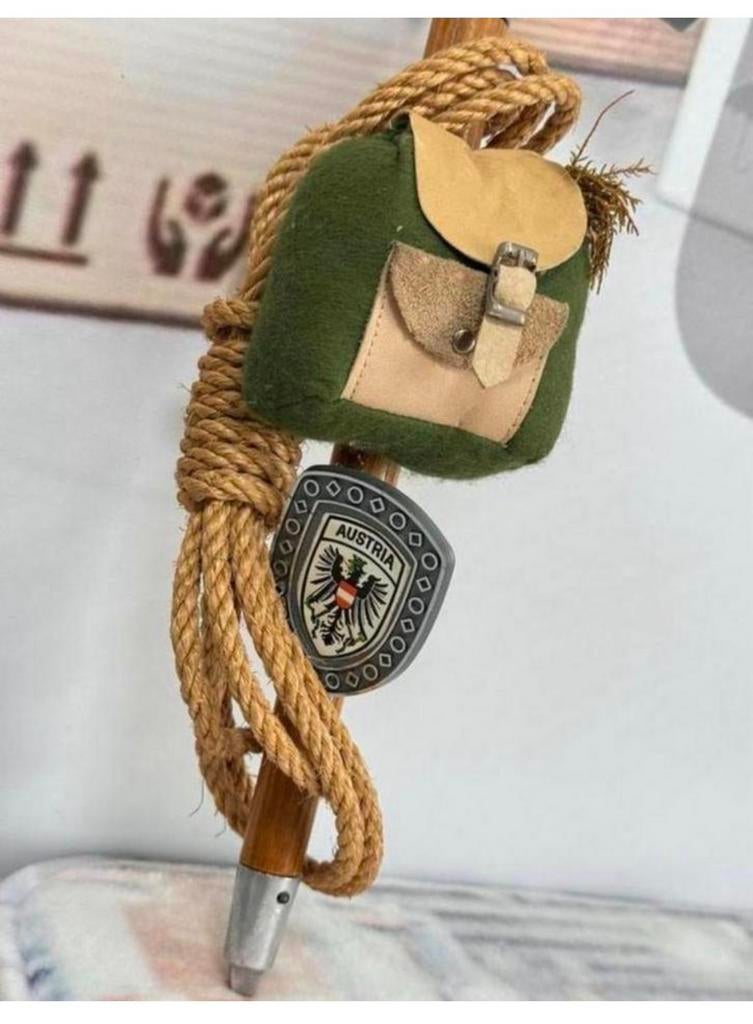 Austria Oostenrijk souvenir pickaxe touw tas bergbeklimmen, Overige typen, Ophalen of Verzenden, Zo goed als nieuw, H