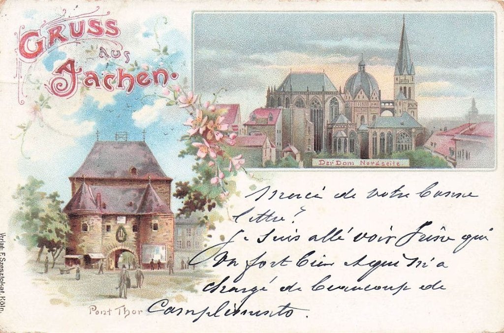 702-164-011 Aachen, Verzenden, Voor 1920, Duitsland