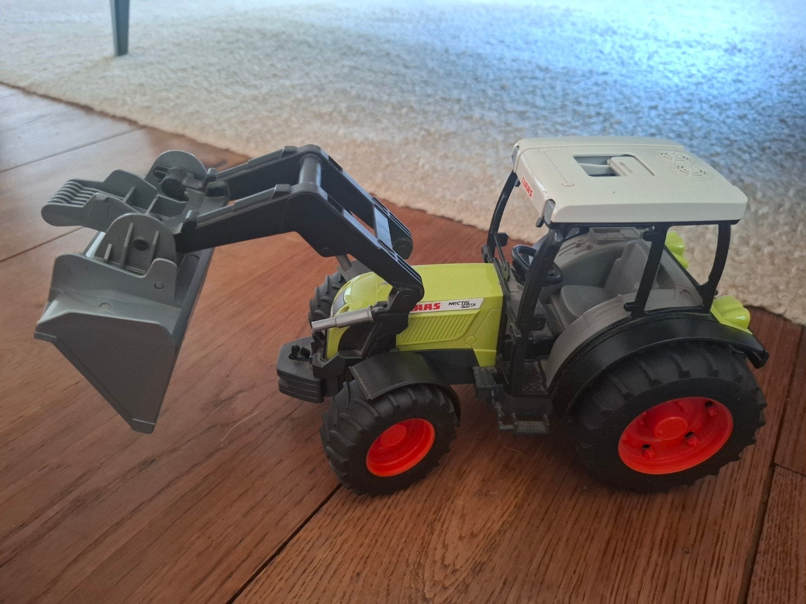 Claas tractor met voorlader - speelgoed, Ophalen of Verzenden, Gebruikt