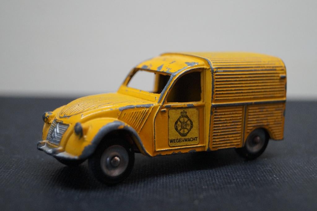 Dinky toy Wegenwacht 25D Citroën 2cv ca1955 (2)Geen Atlas !, Antiek en Kunst, Verzenden