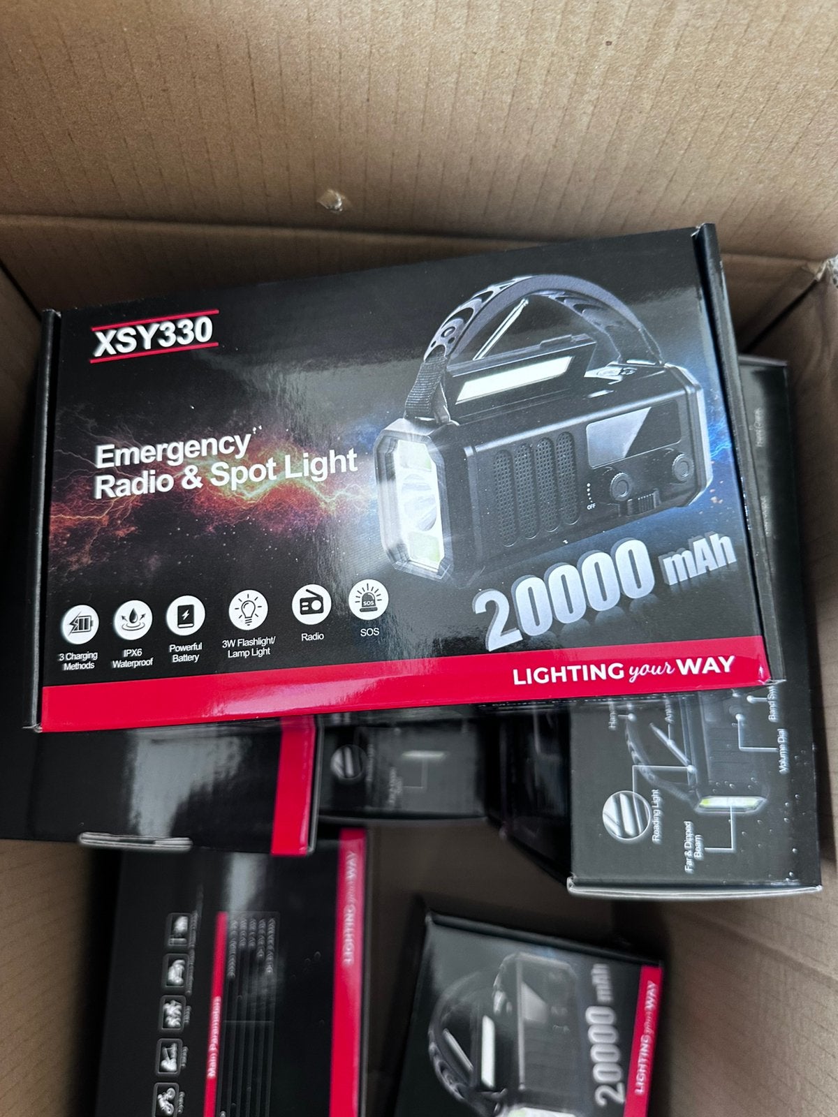 Partij noodradios 20.000 mah, Ophalen of Verzenden, Nieuw