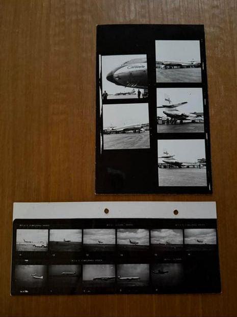 Foto Sud-Aviation Super Caravelle & Martinair DC-8, Ophalen of Verzenden, Gebruikt, Kaart, Foto of Prent