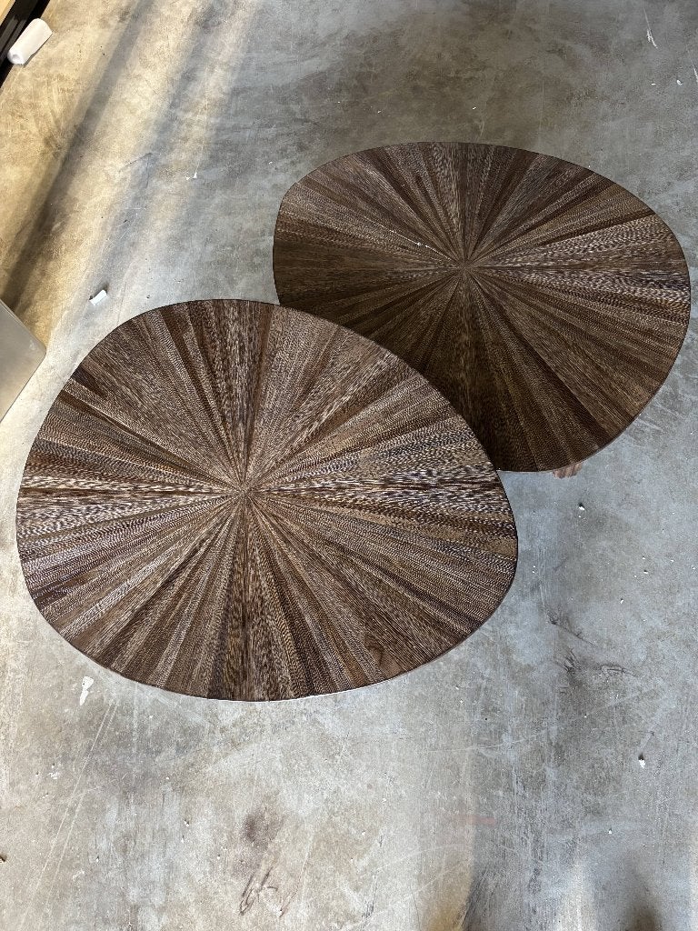 Hoyz Collection - Salontafel Maya Teak -Brown - Set van 2, Ophalen, Hout, -, Overige stijlen