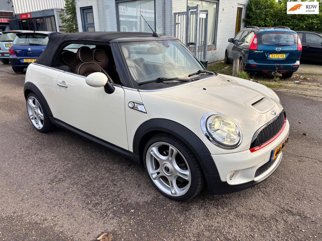 Mini Mini Cabrio 1.6 Cooper S Chili zeer mooie auto !, Auto's, Mini, Bedrijf, Te koop, Cabrio, ABS, Airbags, Airconditioning, Automatische klimaatregeling