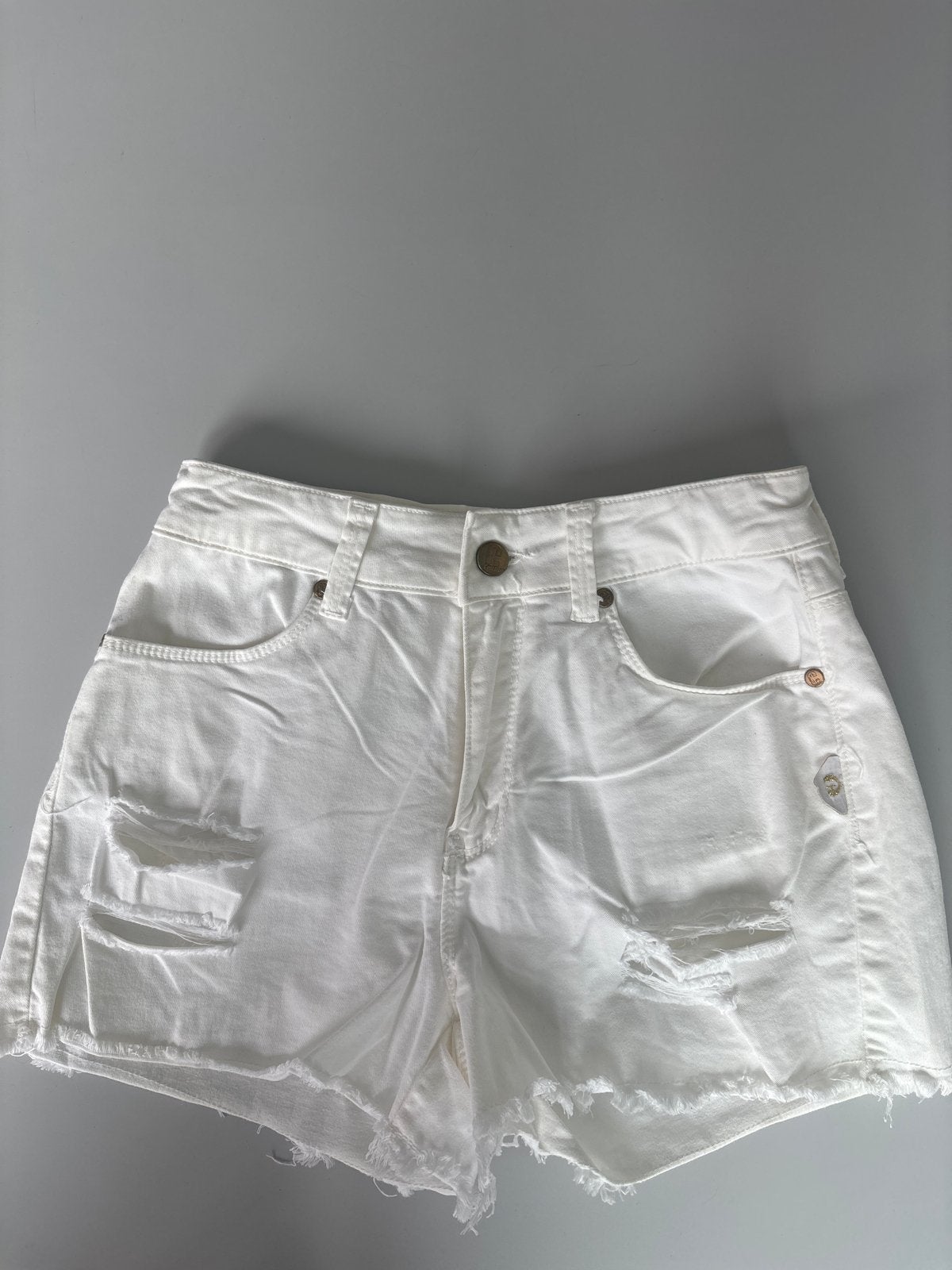 Cost:bart Sandie witte denim shorts, maat W26, Kort, Wit, Ophalen of Verzenden, Zo goed als nieuw