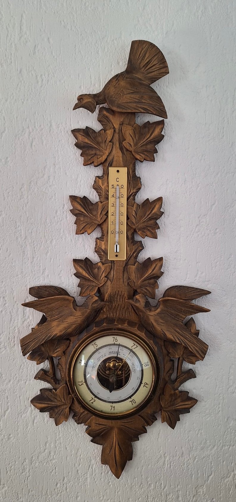 Barometer thermometer, Ophalen, Zo goed als nieuw