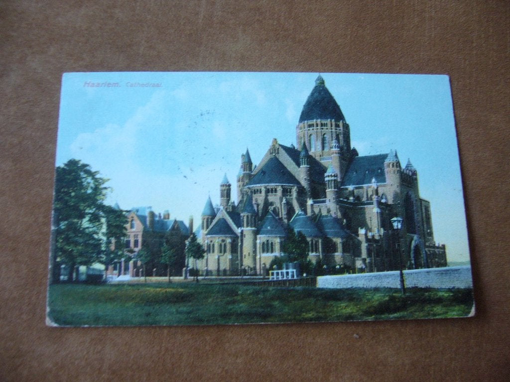 HAARLEM  =  CATHEDRAAL   1910, Ophalen of Verzenden, Voor 1920, Gelopen, Noord-Holland