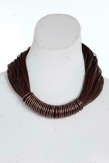 Nieuwe ketting van Manouk bruin., Ophalen of Verzenden, Nieuw