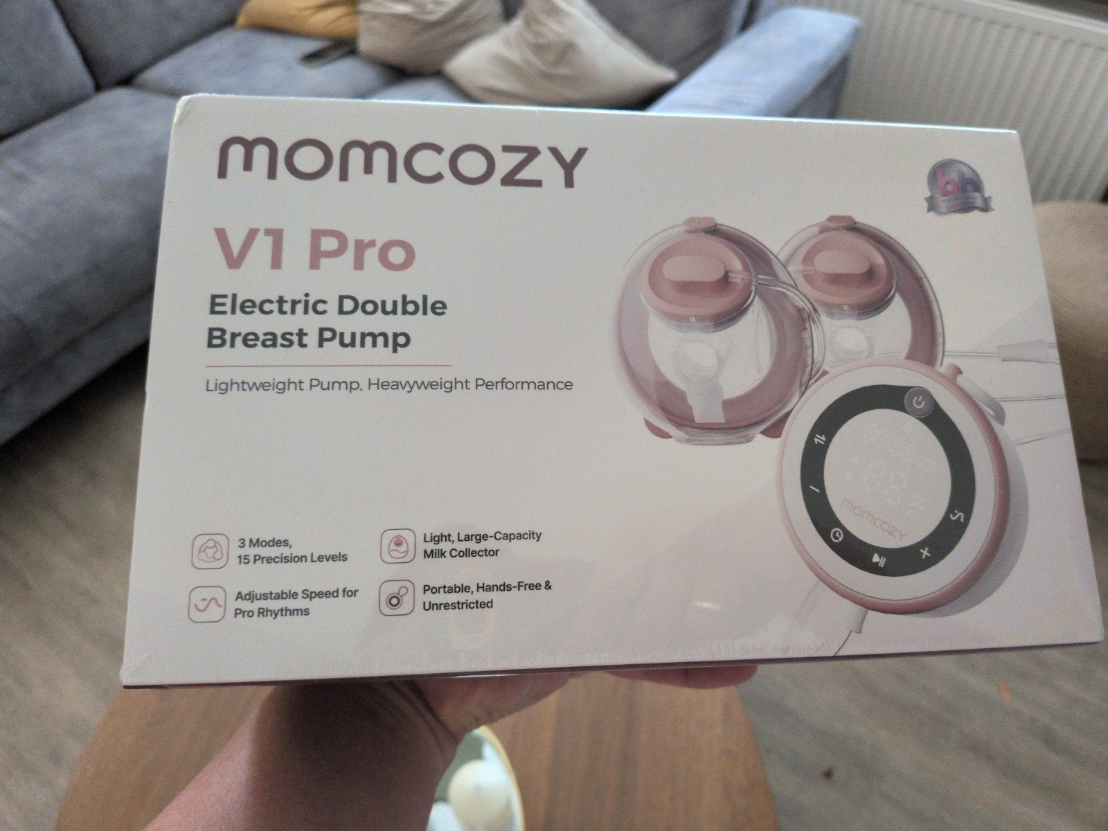 Nieuwe Momcozy V1 Pro Dubbele Elektrische Borstkolf, Ophalen of Verzenden, Nieuw
