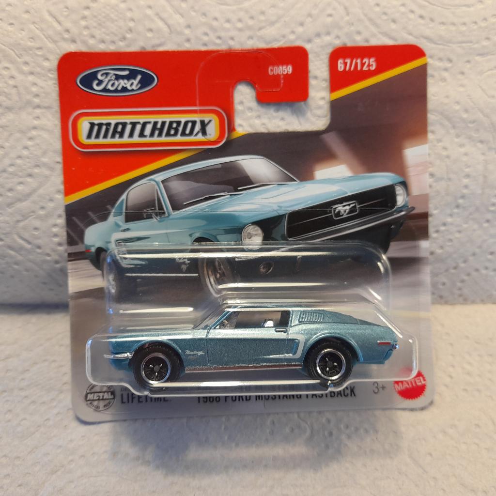 Matchbox '68 Mustang Fastback, Ophalen of Verzenden, Nieuw, Auto