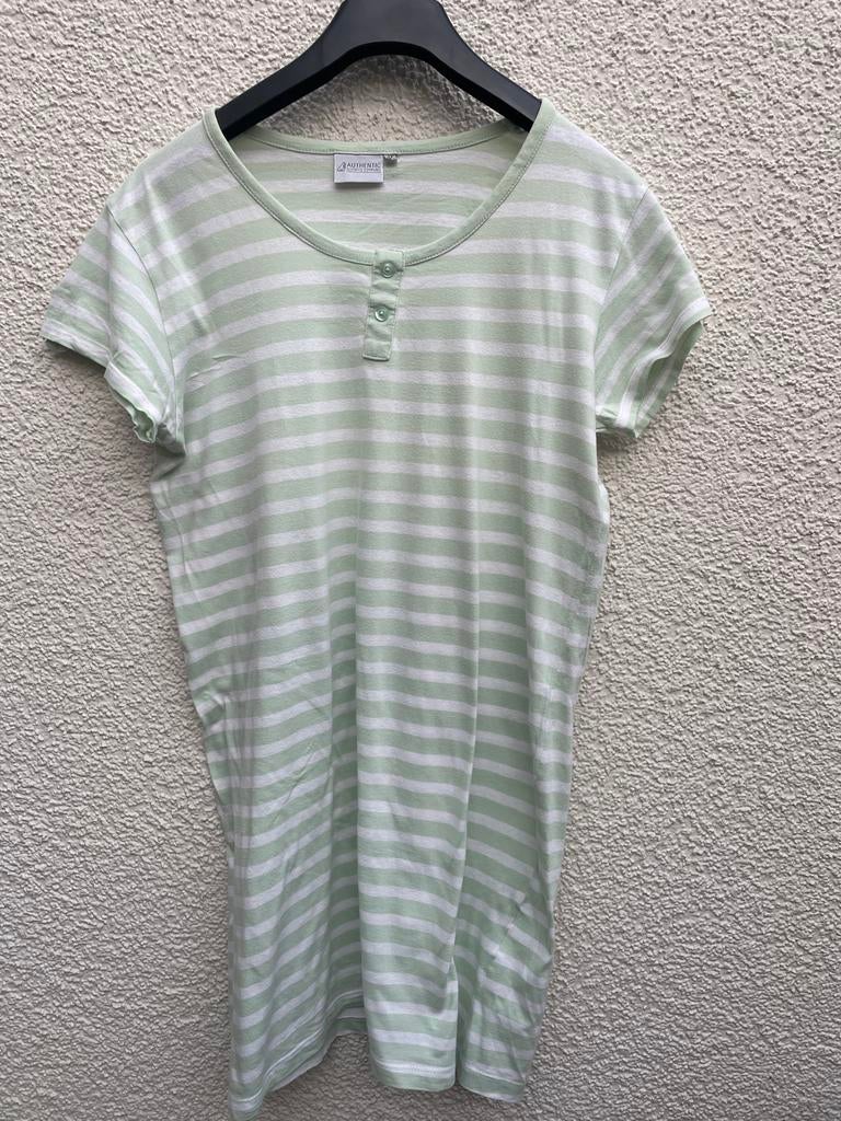 Authentic Clothing Company gestreept nachthemd maat M, Maat 38/40 (M), Ophalen of Verzenden, Korte mouw, Gedragen