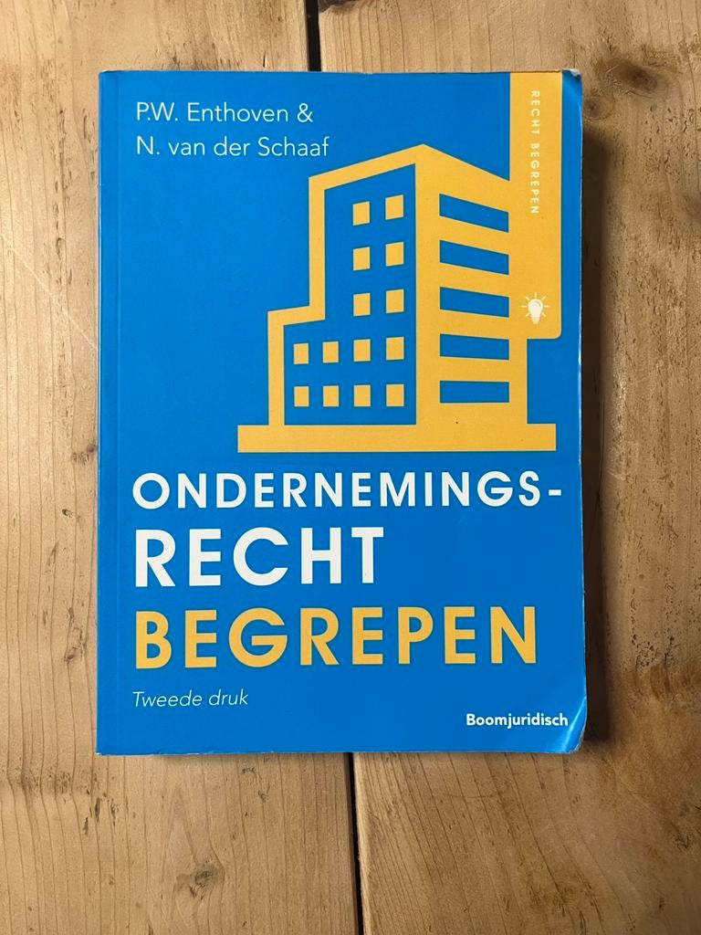 Ondernemingsrecht begrepen Tweede druk, Boeken, Ophalen of Verzenden, Zo goed als nieuw