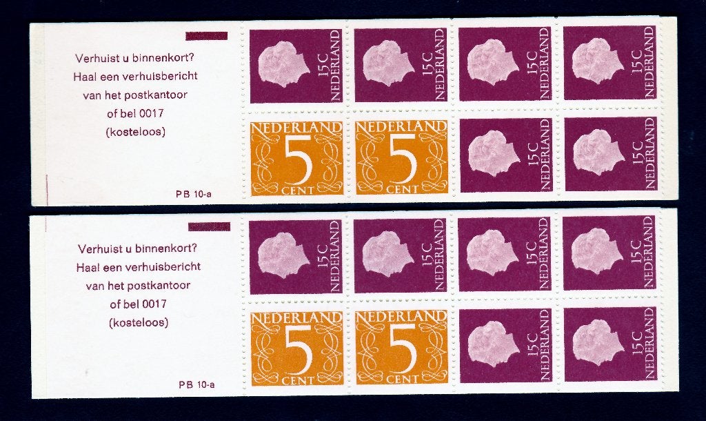 Postzegelboekjes., Verzenden, Na 1940, Postfris