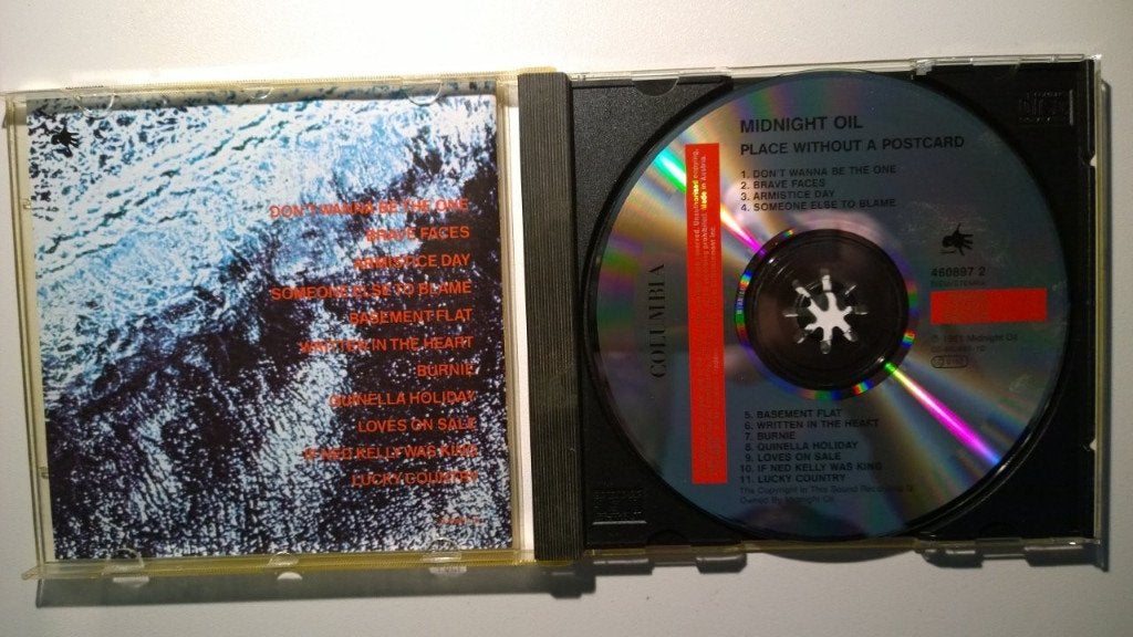 Midnight Oil - Place Without A Postcard, Ophalen of Verzenden, Zo goed als nieuw, Poprock, Album