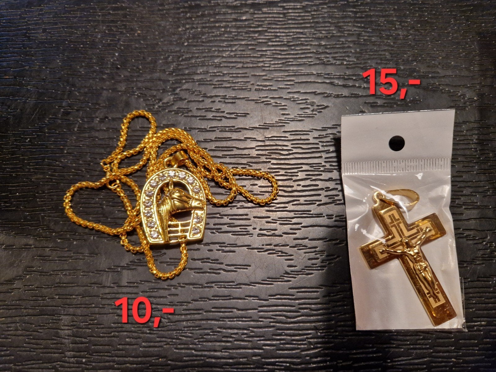 Ringen (goldplated) 1 ketting 1 Hanger, Ophalen, 17 tot 18, Goud, Dame
