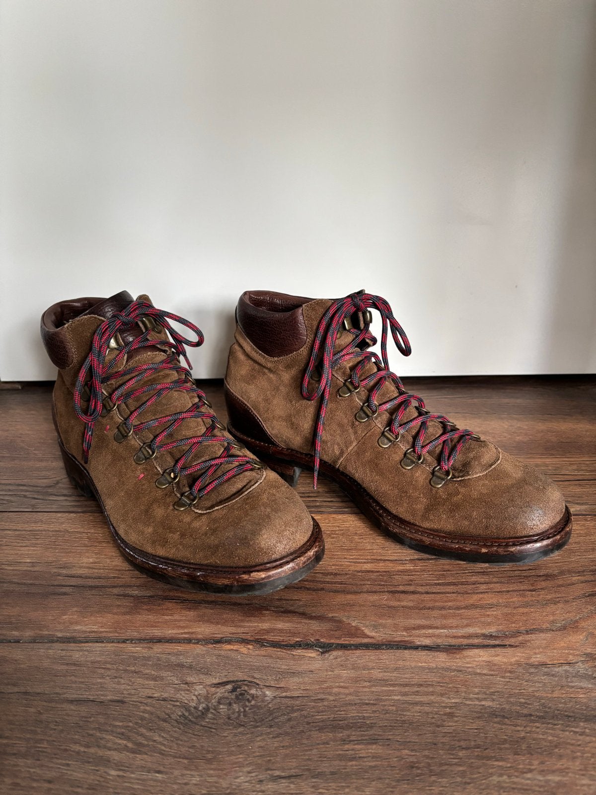 Mazzeltov suède wandelschoenen - Maat 43, Kleding | Heren, Bruin, Ophalen of Verzenden, Zo goed als nieuw, Wandelschoenen of Bergschoenen