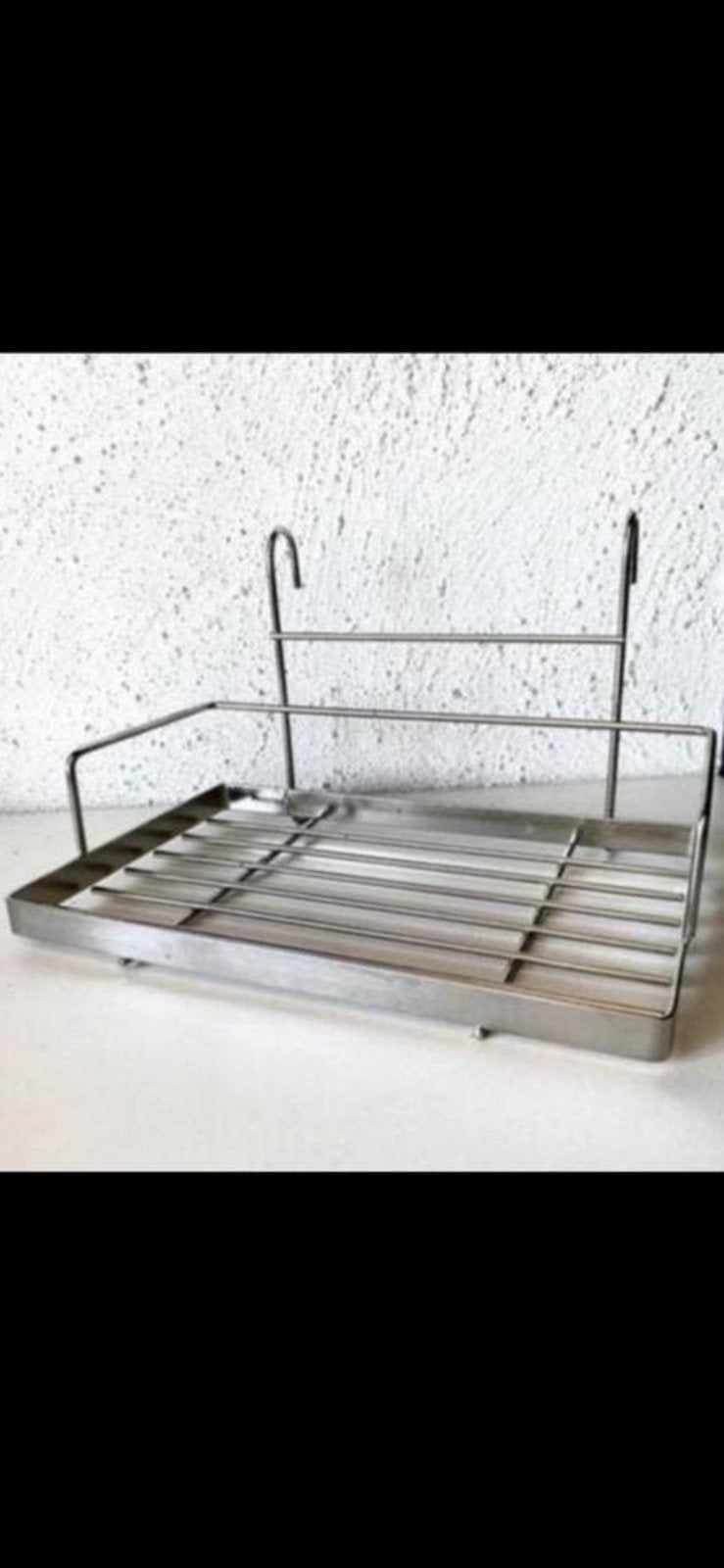 handig RVS KEUKEN-/BADKAMER-  OPHANGREK, Ophalen of Verzenden, Zo goed als nieuw, Zilver, Badkamerrek
