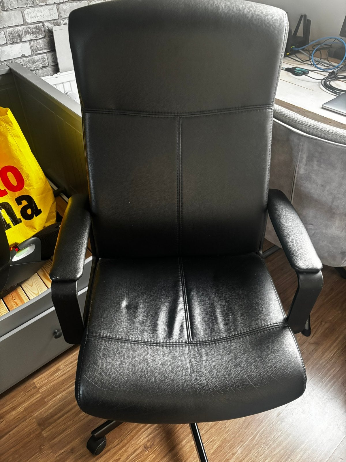 Millberget bureau / gaming stoel., Ophalen, Zwart, Zo goed als nieuw, Gaming bureaustoel