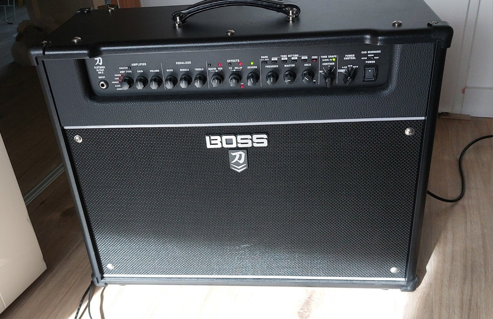 Boss Katana 100W Artist MkII + GAFC voetpedaal, Ophalen, 100 watt of meer