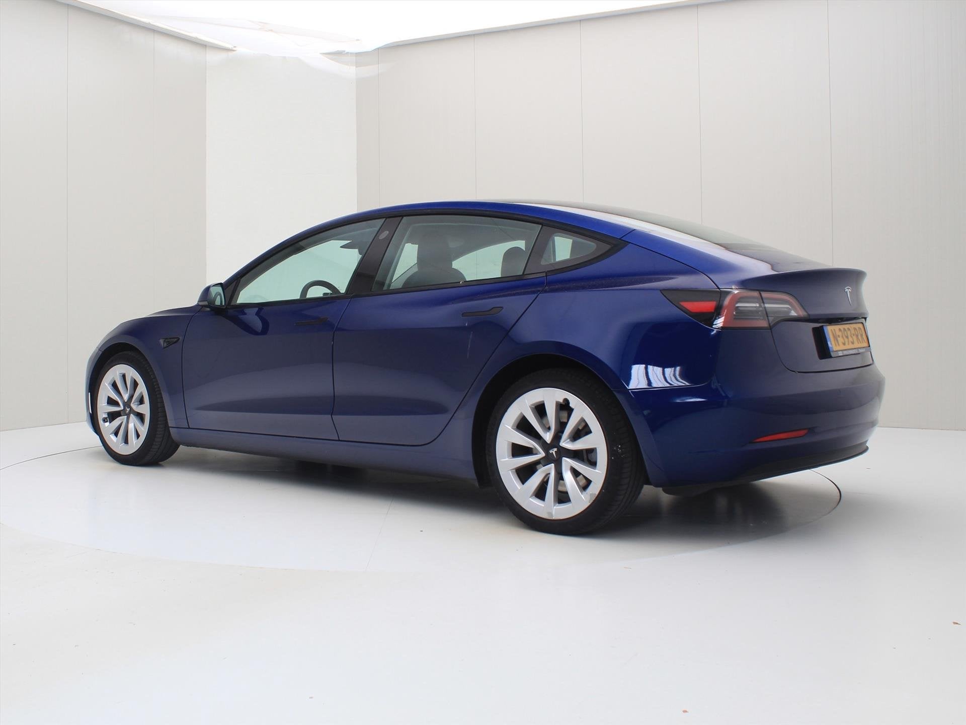 Tesla Model 3 Long-Range AWD 351pk 75 kWh 91,6% SoH FACELIFT, Automaat, Gebruikt, Zwart, Blauw