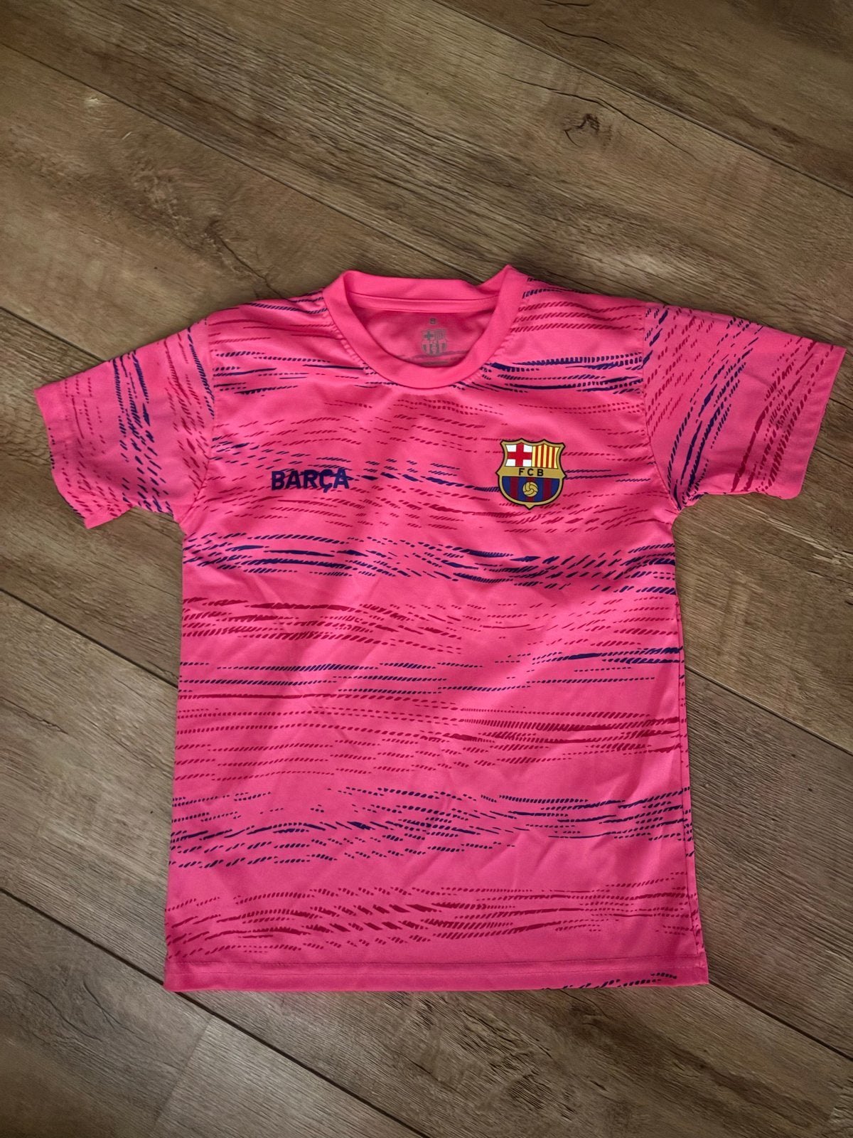 FC Barcelona voetbalshirt roze maat 8, Overige typen, Ophalen of Verzenden, Zo goed als nieuw, Roze