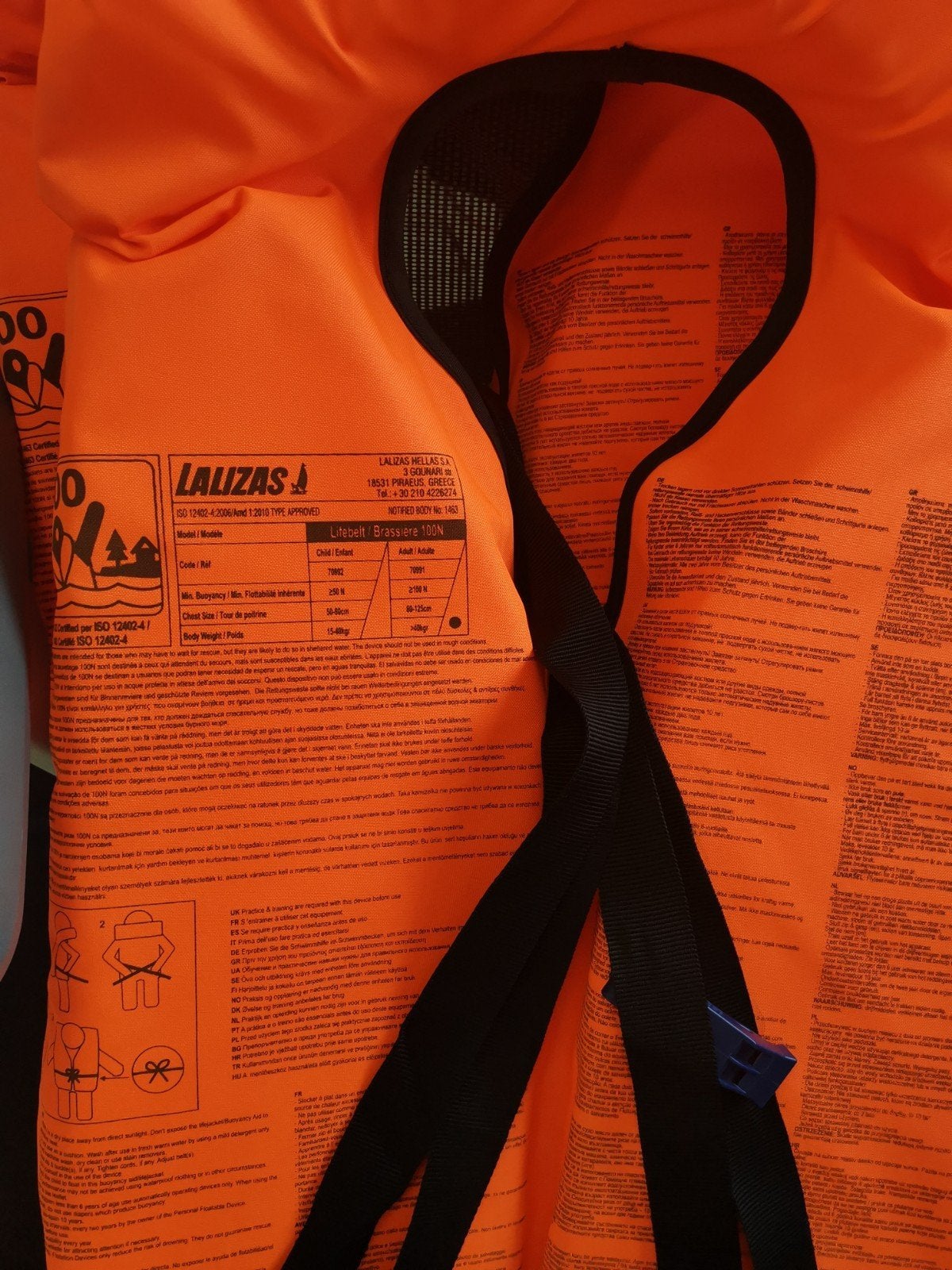Nieuw Lalizas Reddingsvest 100N - Kind/Volwassene, Ophalen of Verzenden, Nieuw, Overige typen