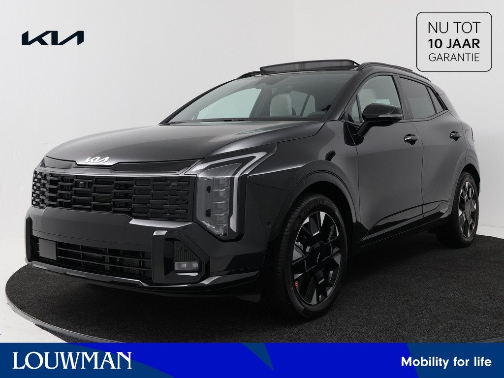 Kia Sportage 1.6 T-GDi Plug-in Hybrid GT-PlusLine NU UIT VOO, Auto's, Kia, 12 maanden, 4 cilinders, Zwart, Plug-in hybride