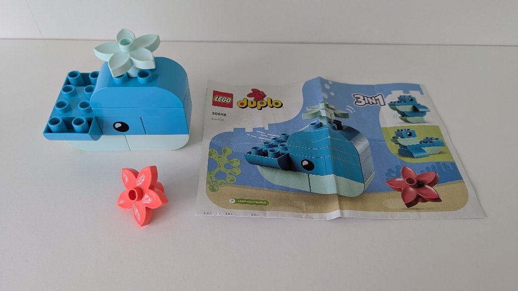 Duplo 30648 walvis, Kinderen en Baby's, Gebruikt, Overige thema's, Ophalen of Verzenden, Compleet