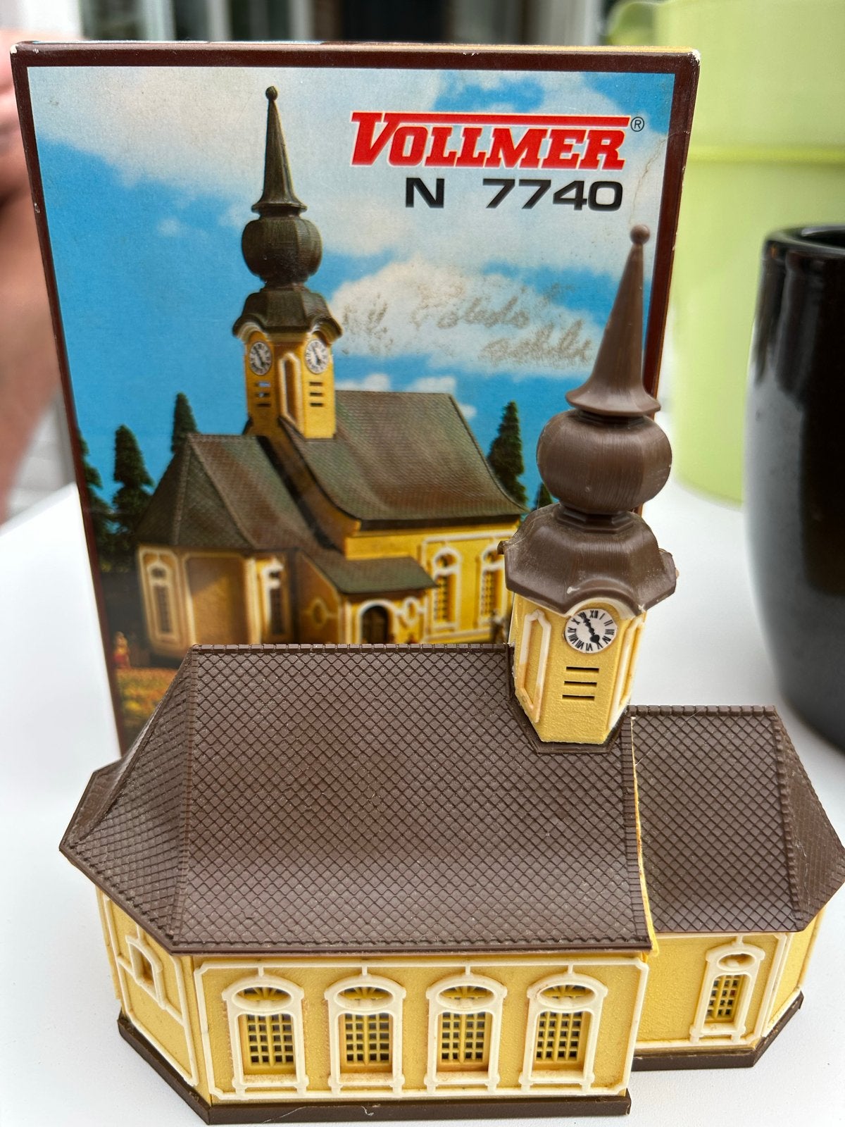 Vollmer N 7740 Kerk Schaal 1:160 - Modelbouw Gebouw, Overige merken, Gebruikt, Gelijkstroom of Wisselstroom, Brug, Tunnel of Gebouw
