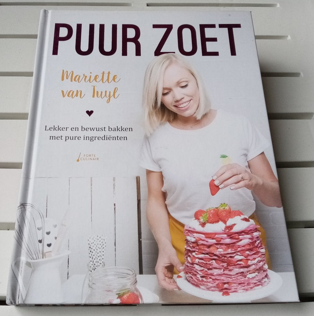 Puur zoet. Lekker en bewust bakken met pure ingrediënten, Ophalen of Verzenden, Zo goed als nieuw, Mariette van Tuyl, Nederland en België