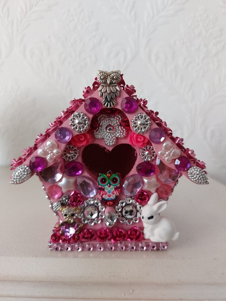 Vogelhuisje Mini Voor de sier Roze Nr SA 20, Ophalen, Nieuw