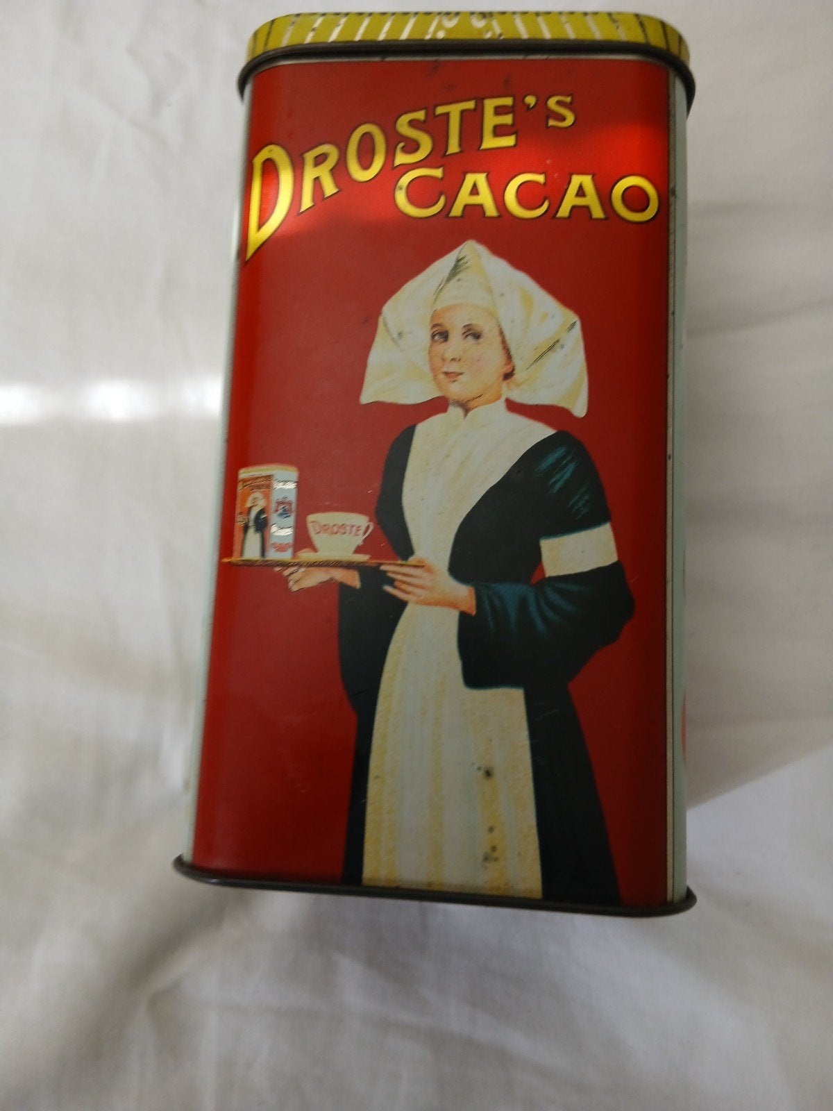 Vintage Droste's Cacao blik met zuster, Ophalen of Verzenden, Gebruikt, Overige, Droste
