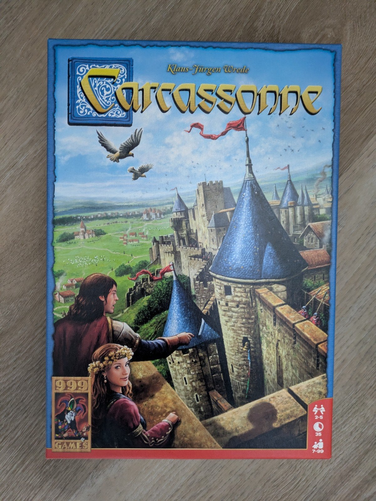 Carcassonne Bordspel - Klassiek Strategisch Spel, Vijf spelers of meer, Ophalen of Verzenden, Zo goed als nieuw, 999 Games