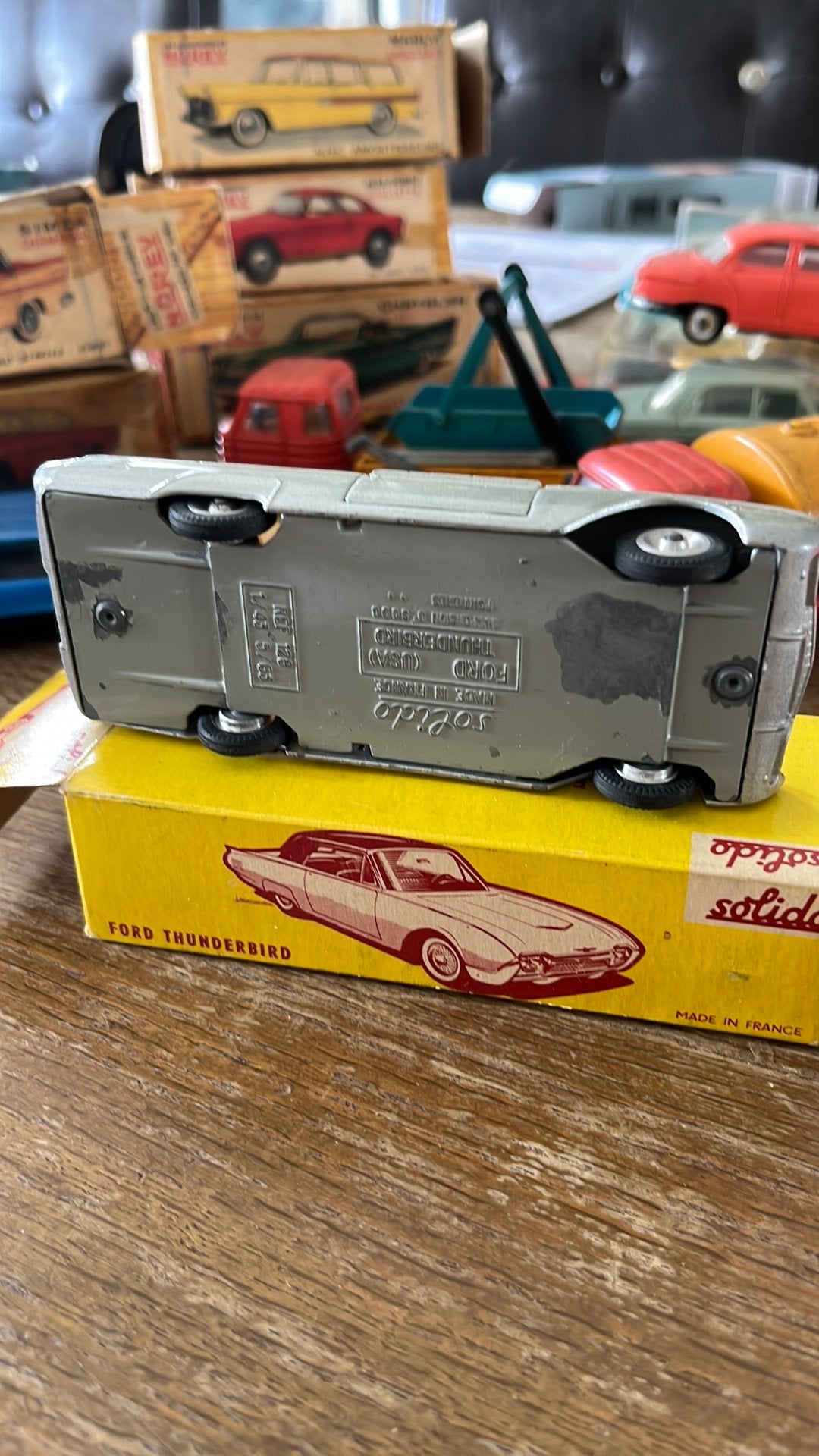 Solido serie 100 “Ford Thunderbird (USA) in de ovp, Antiek en Kunst, Antiek | Speelgoed, Ophalen of Verzenden