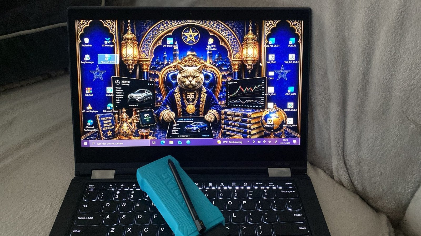 ODIS S25 EN E19 Laptop met ETKA 8.9 - Diagnose & Onderdelen, Ophalen of Verzenden, Zo goed als nieuw