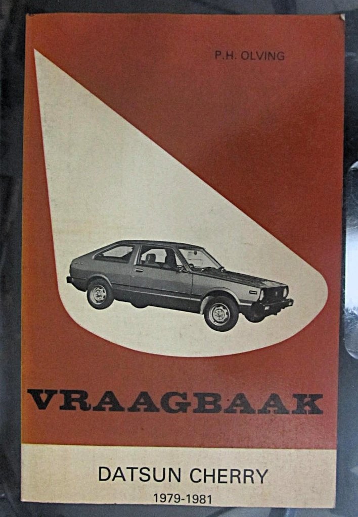 vraagbaak   DATSUN CHERRY  1979 / 1981, Ophalen of Verzenden