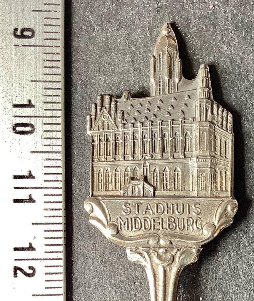 lepel, Stadhuis, Middelburg, type 1 (L18, Ophalen of Verzenden, Gebruikt