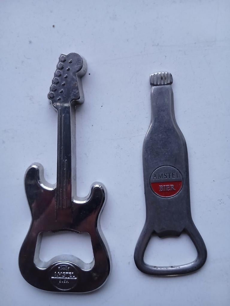 2 Amstel bier flessen openers, Verzamelen, Biermerken, Ophalen of Verzenden, Amstel