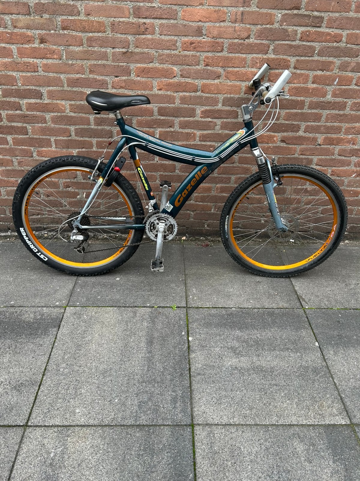 Een nette en stevige Mountainbike GAZELLE 26 inch 21 vers., Fietsen en Brommers, Ophalen, Hardtail, Velgrem, Zo goed als nieuw