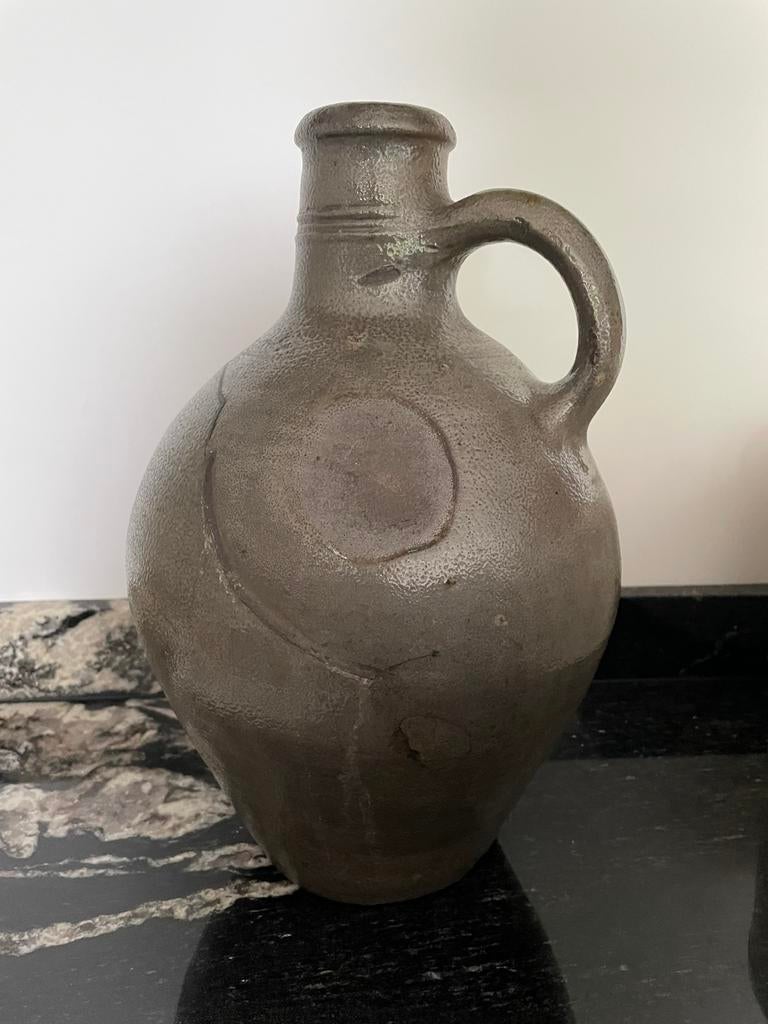 Kruikfles kruik fles pot kruikpot kruiklamp lamp brocante, Ophalen of Verzenden