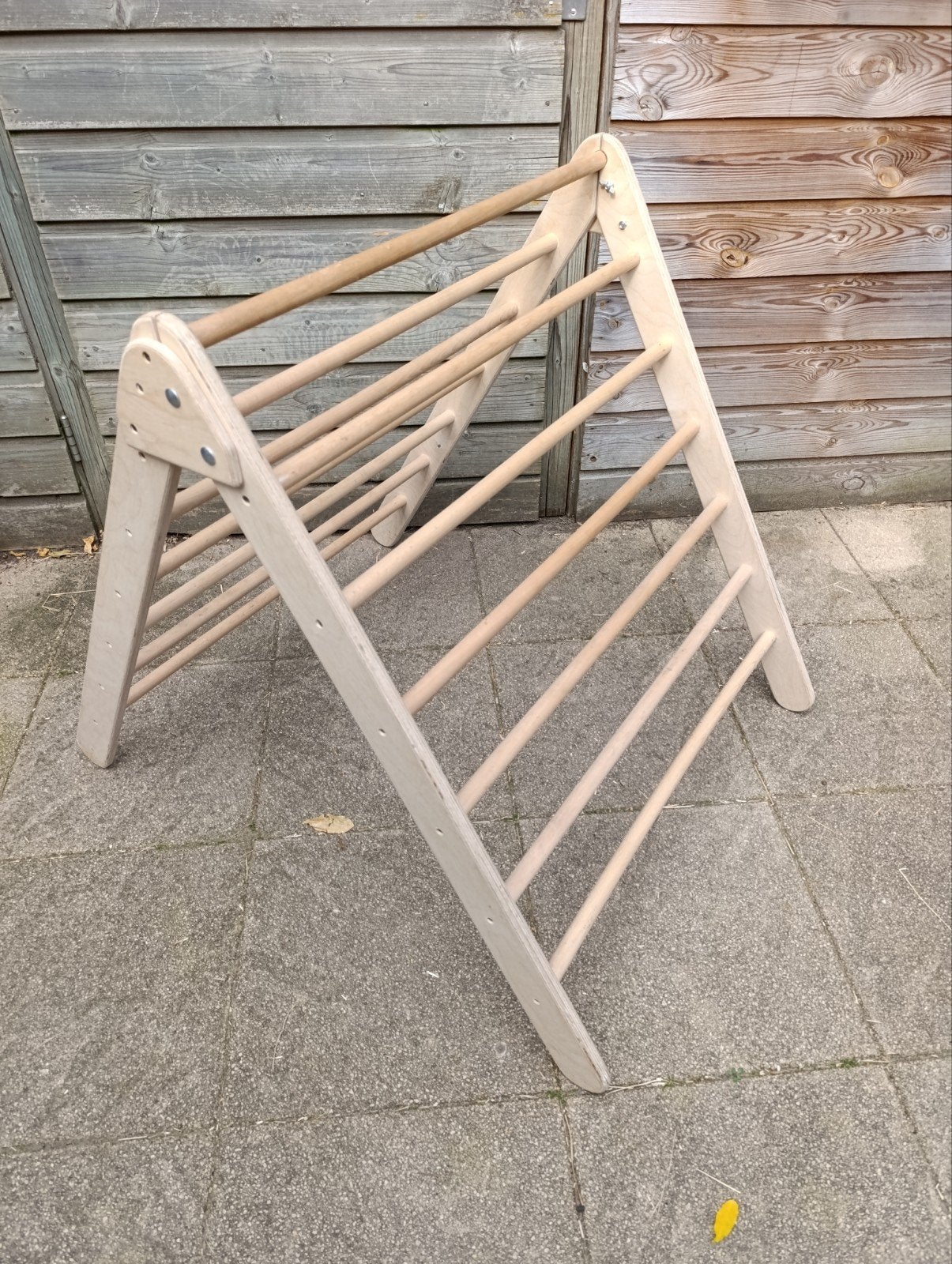Opvouwbare Klimrek / Pikler Driehoek - Hout, Ophalen of Verzenden, Zo goed als nieuw