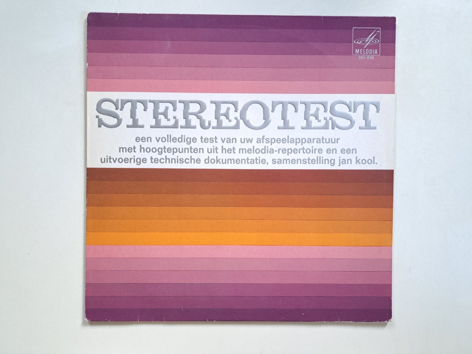 Lp vinyl   Stereo Sound Test, Platenspeler Test plaat., Cd's en Dvd's, Vinyl | Overige Vinyl, Ophalen of Verzenden, Gebruikt, 12 inch
