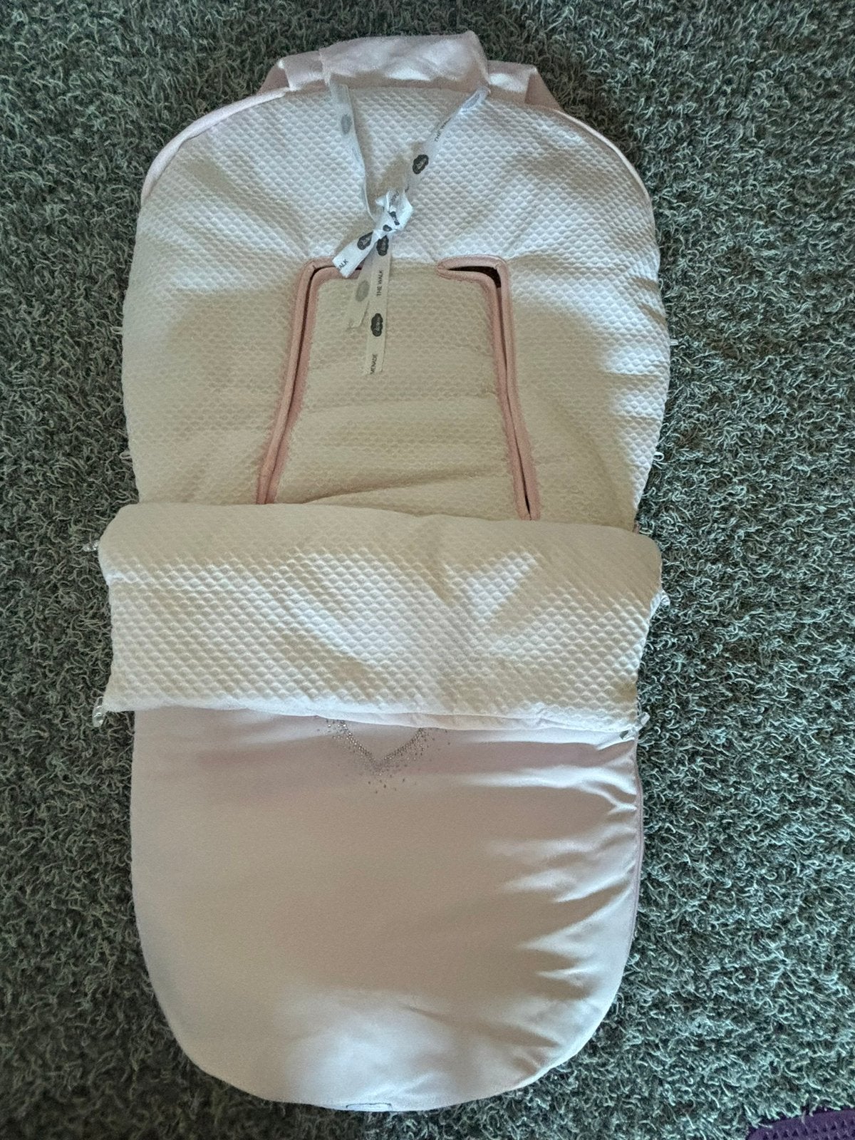 Uzturre licht roze kinderwagen zak met ritssluiting, Ophalen of Verzenden, Zo goed als nieuw, Kinderwagen, Overige merken