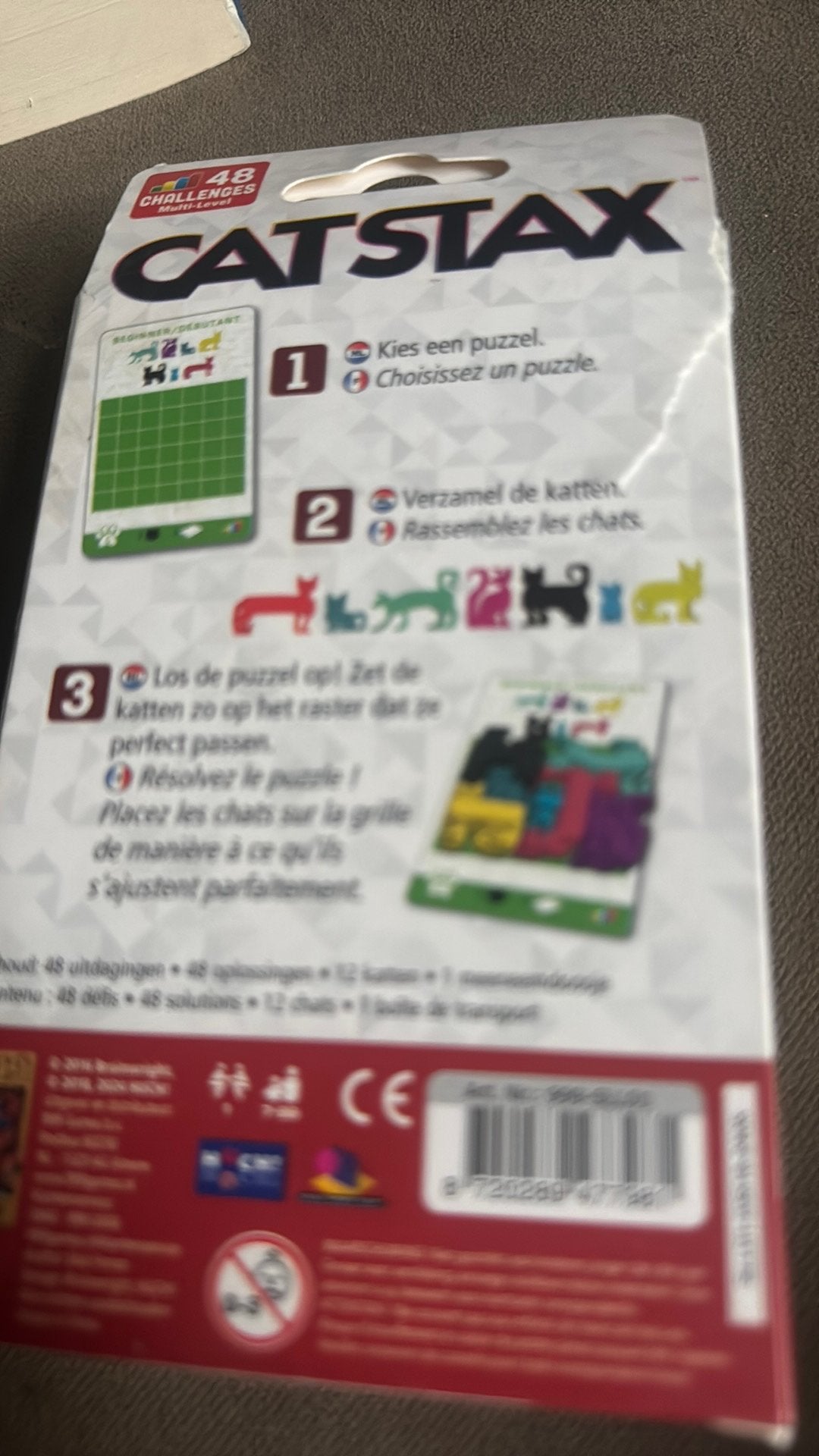 Catstax 999 solo spel NIEUW, Ophalen of Verzenden, Minder dan 500 stukjes, Nieuw, Rubik's of 3D-puzzel