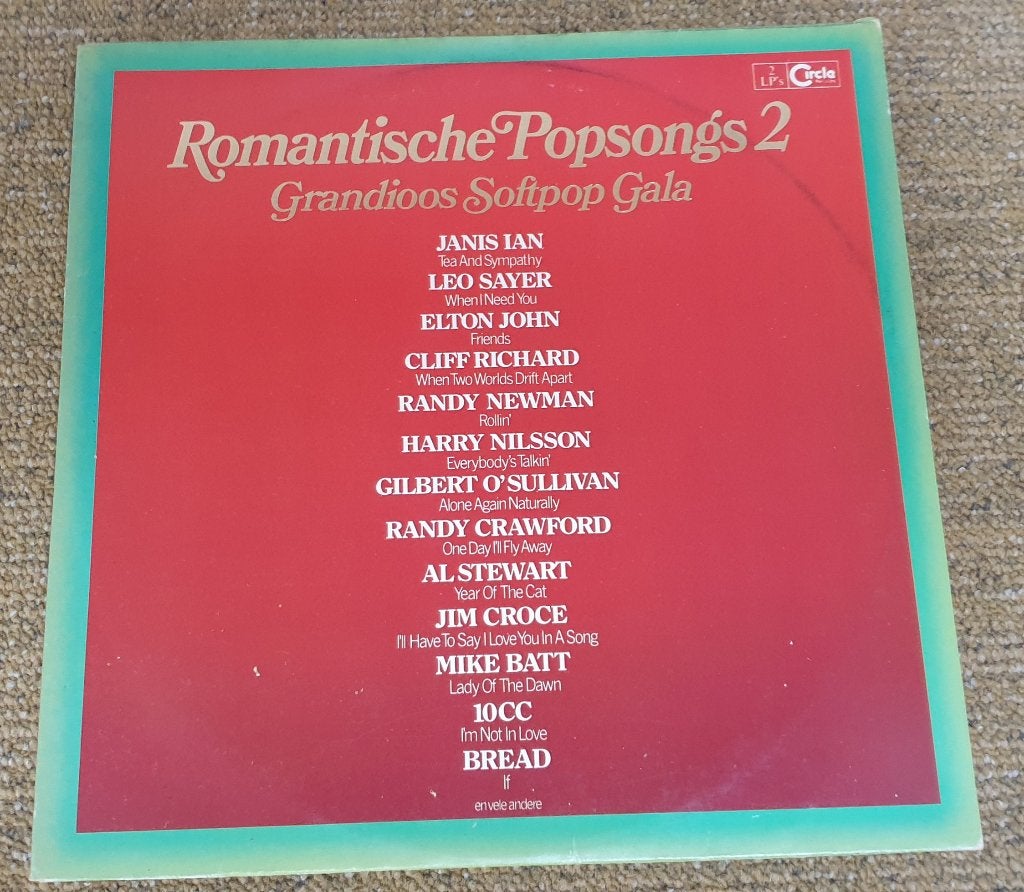 Romantische Popsongs deel 1 en 2. ( 2 x dubbelalbum ), Ophalen of Verzenden, Gebruikt, 12 inch