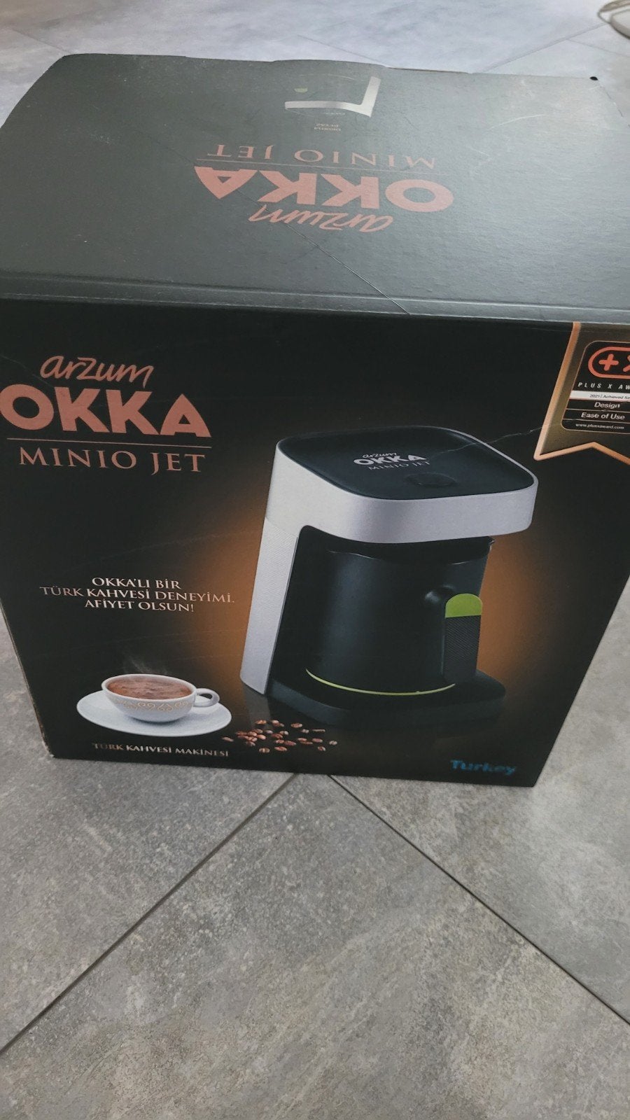 Arzum Okka Minio Jet koffiezetapparaat Turkse/Italiaanse, Gemalen koffie, Ophalen of Verzenden, 2 tot 4 kopjes, Koffiemachine