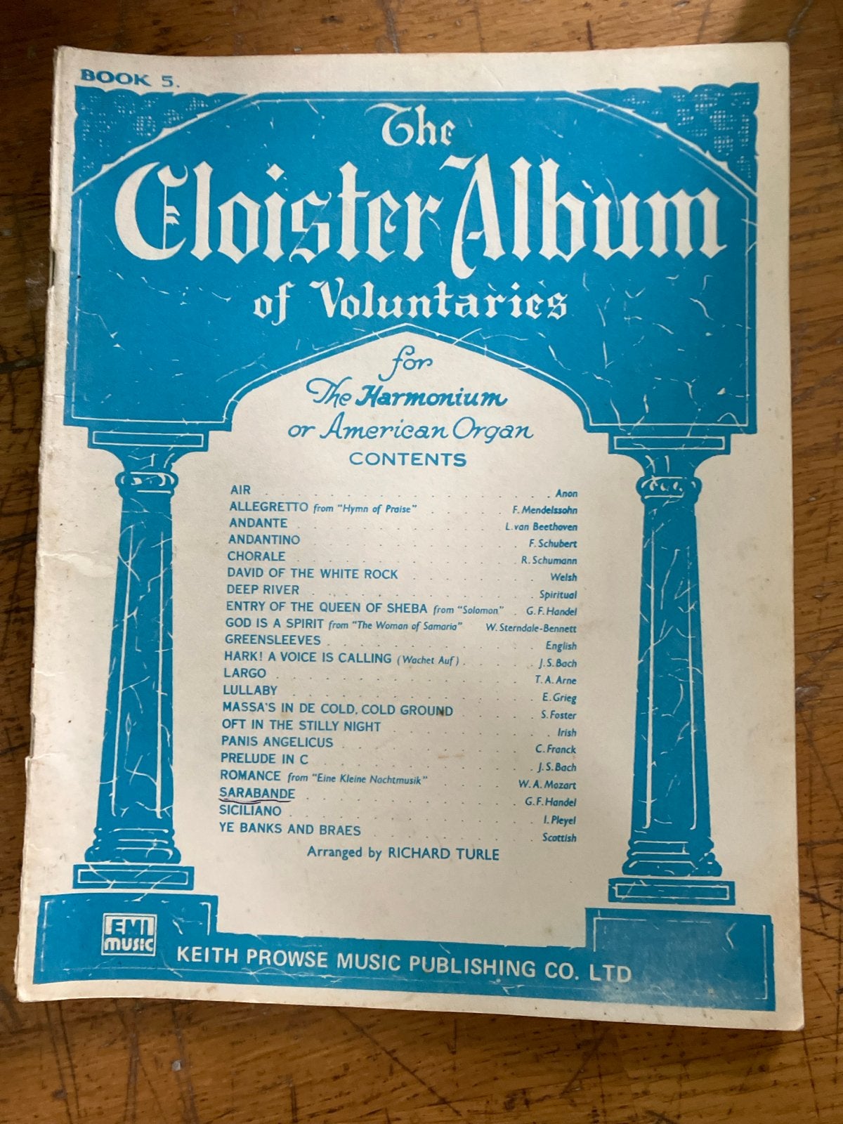 The Cloister Album of Voluntaries - Harmonium/Orgel Boek 5, Orgel, Gebruikt, Klassiek, Ophalen of Verzenden
