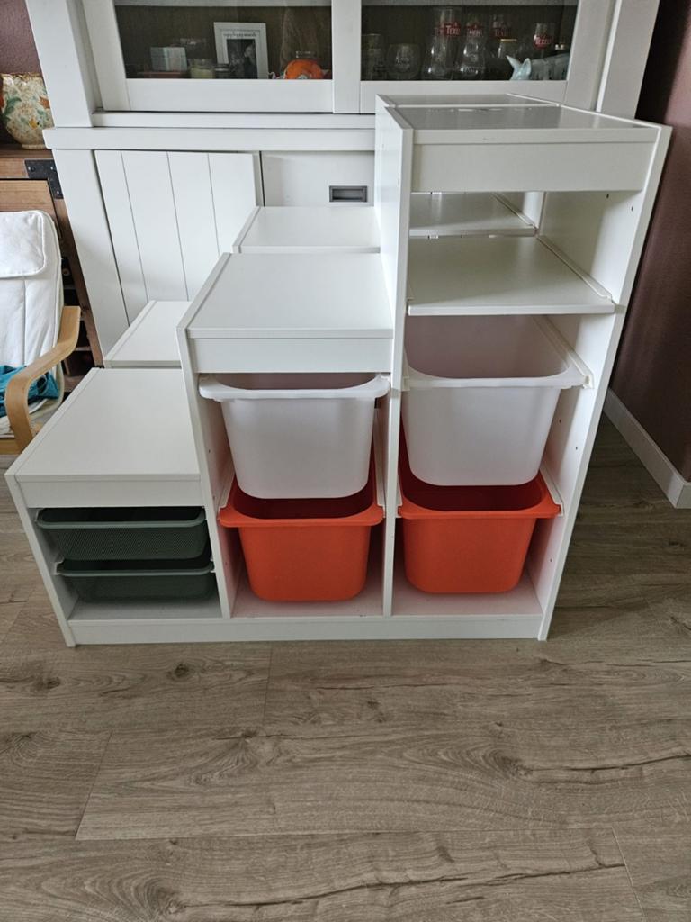 1x IKEA Trofast kast met manden voor speelgoedopslag, Ophalen