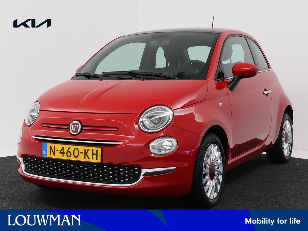 Fiat 500 1.0 Hybrid RED | Climate control | Panoramadak | Pa, Auto's, 12 maanden, Stof, 4 stoelen, Origineel Nederlands