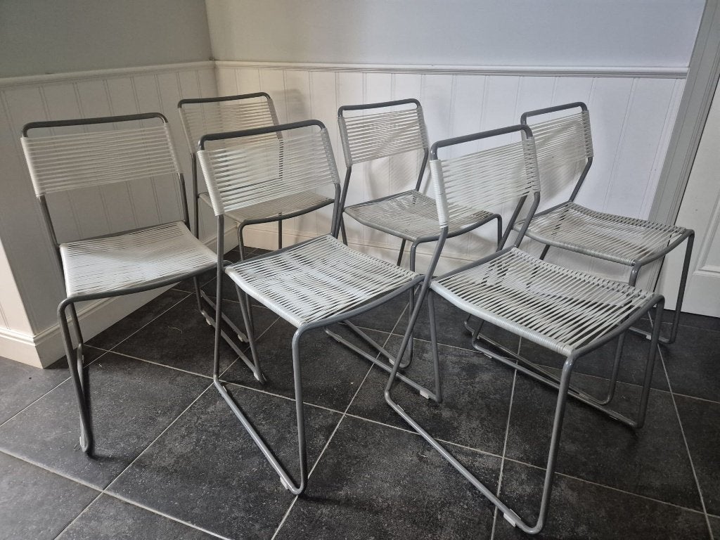 Ikea ´Melker´ stoelen, Ophalen, Zo goed als nieuw, Wit, Twee
